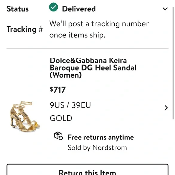 Dolce & Gabbana Gold Women's Heels - Picture 6 of 8